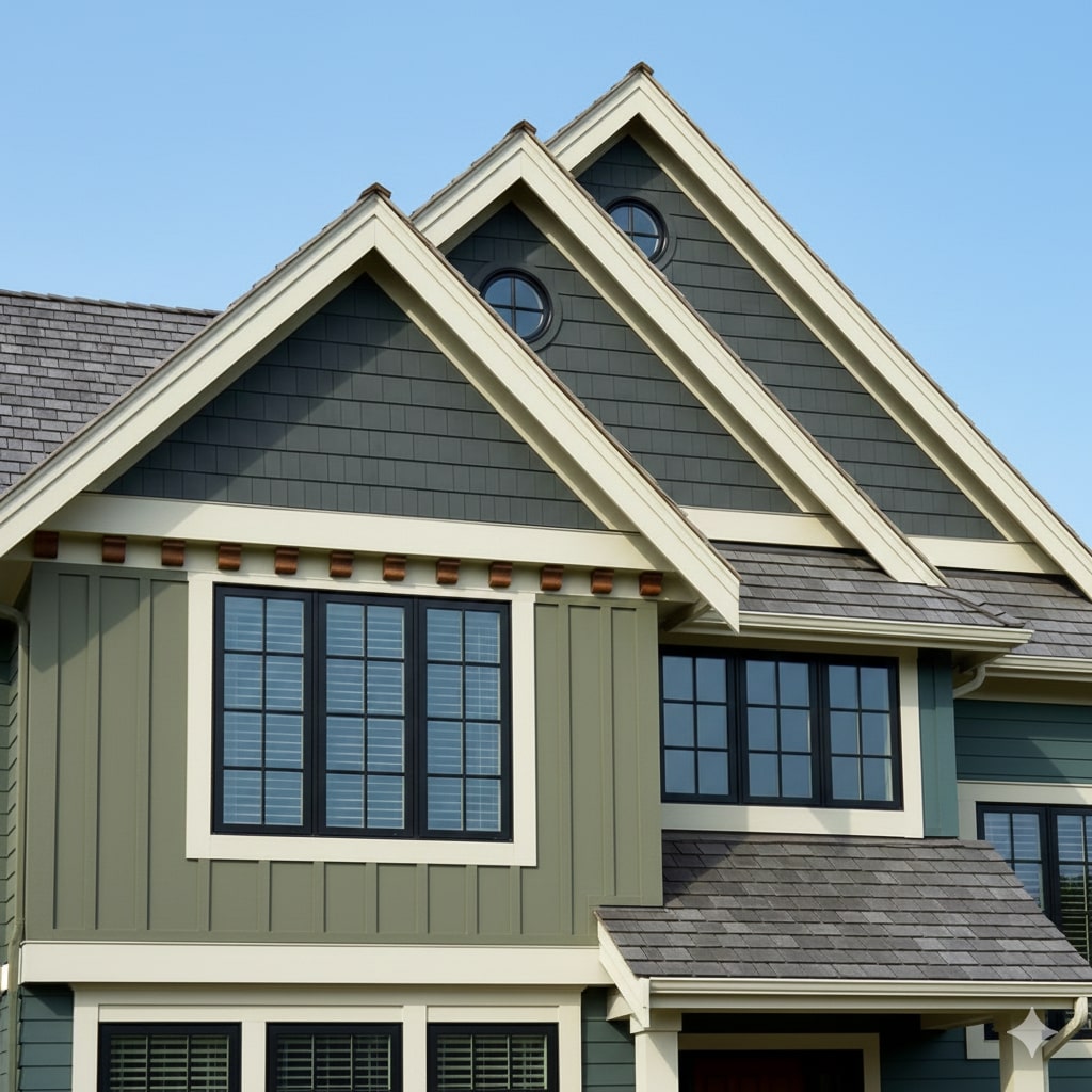 Siding installation and exterior finish