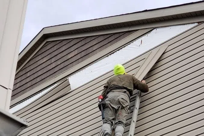 Siding Repair work