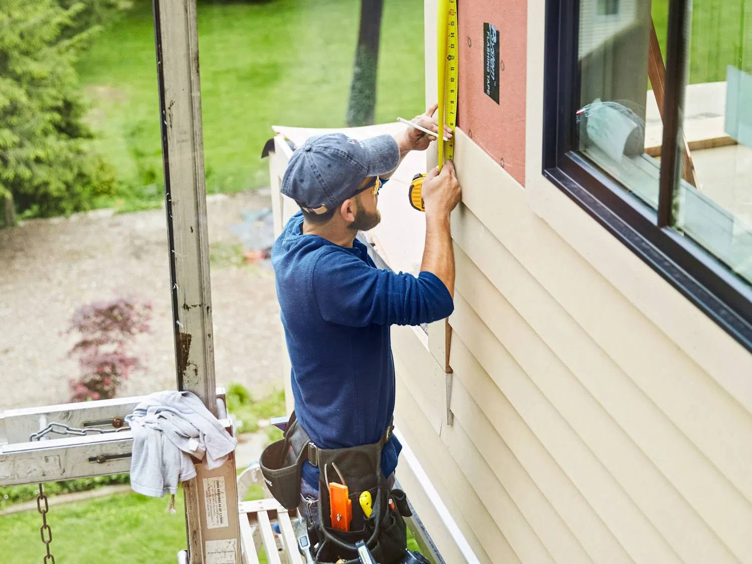 Siding installation and exterior finish
